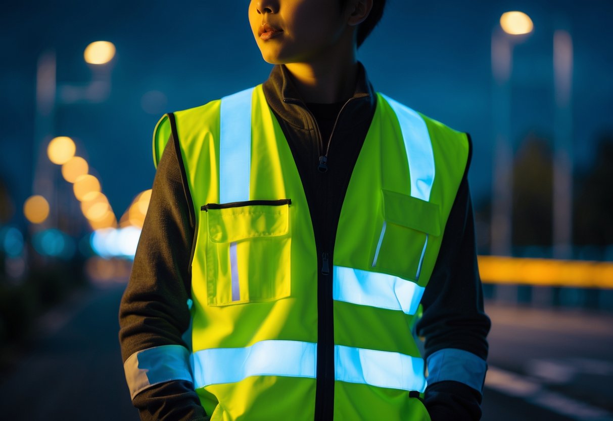 Bliv synlig i mørket med en refleksvest og øg trafiksikkerheden